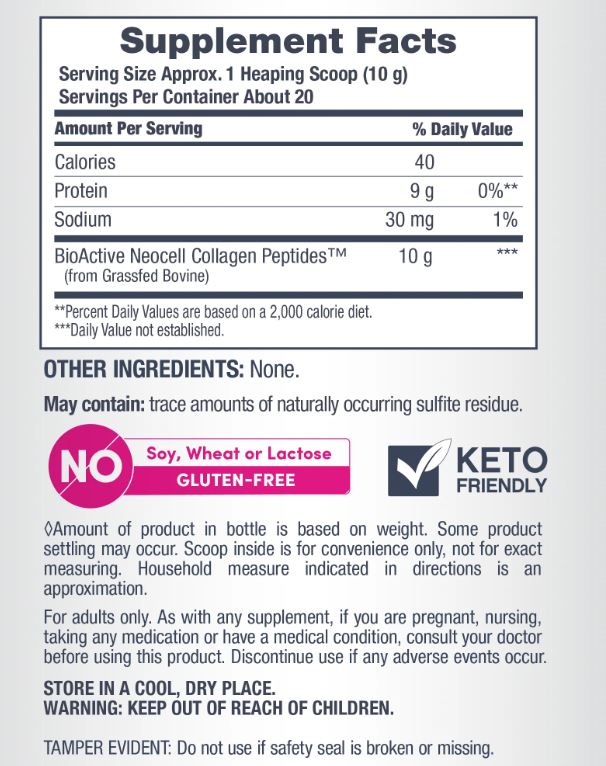 Grassfed Collagen Peptides Powder